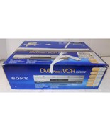 New in Box Sony SLV-D370P DVD VCR Combo with Hdmi Adapter - $421.38