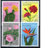 ZAYIX Algeria 411-414 MNH Flowers Cactus Plants Nature 071823S104 - £4.94 GBP