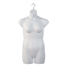 Ladies Plus Size Hanging Torso Form (White) Pack of 2 - $1,032.96 MXN