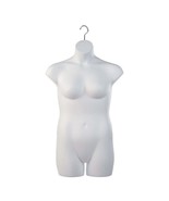 Ladies Plus Size Hanging Torso Form (White) Pack of 2 - $55.10