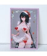 Taihou Merry Xmas Glitter Premium Waifu Card Anime Girl Art Oversized Bo... - €11,98 EUR