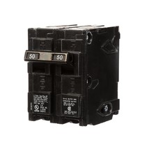 SIEMENS Q250 50-Amp Double Pole Type QP Circuit Breaker, Black - $26.59