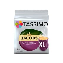 TASSIMO: Jacobs Cafe Crema INTENSO XL -Coffee Pods -16 pods-FREE SHIPPING - $17.81