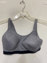 Zone Pro Sports Bra Plus Size 2X Gray women sport bra - $9.49