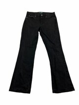 LRL Ralph Lauren Jeans Womens 8 Black 5 Pocket  - $23.51