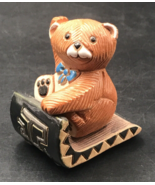 VTG Artesania Rinconada Prototype Bear w/ Branded Sled Scarce! Uruguay - $83.90