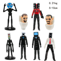 8PCS Toilet Man VS Monitor Man series mini figure toy gift suitable for LEGO - £15.72 GBP