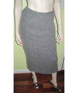 Vintage WOMEN&#39;S I.B. DIFFUSION Lambs Wool Style Elastic Waist Long Skirt... - £28.44 GBP