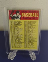 1970 Topps Baseball 2nd Series Checklist #128 Marked - $3.00
