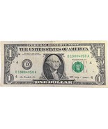 $1 One Dollar Bill 19804050 birthday anniversary April 5 or May 4, 1980 - £31.97 GBP