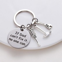 If Dad Can&#39;t Fix it Toolbelt Keychain Father&#39;s Day Keychain Dad Keychain Gift - £3.04 GBP