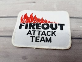 Fireout Attack Team Patch Sew On Iron On VTG Firefighter Fireground Fire Dept. - £2.91 GBP