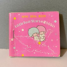Vintage Sanrio 1976 Little Twin Stars Mini Sticker Book - £15.71 GBP