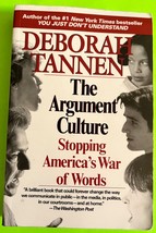 Vtg The Argument Culture: Stopping America&#39;s War of Words by Tannen (PB 1999) - £3.00 GBP