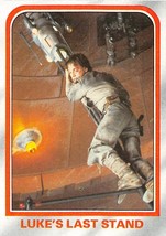 1980 Topps Star Wars ESB #116 Luke&#39;s Last Stand Luke Skywalker Mark Hamill - £0.69 GBP