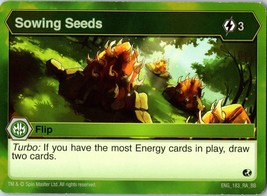 Bakugan Ventus Sowing Seeds Flip Battle Brawlers Planet ENG_183_RA_BB CCG Card - £3.98 GBP