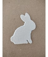 cute light brown embroidered bunny patch - $2.99