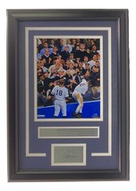 Derek Jeter Framed 8x10 Yankees Dive In Stands Photo w/ Laser Engraved Signature - £77.51 GBP
