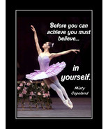 Inspirational Misty Copeland Ballet Dance Quote Poster Print Ballerina D... - £18.08 GBP+