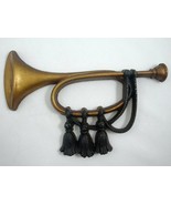 Sexton 576 Cast Metal Bugle Horn Americana Wall Art Plaque Colonial Civi... - £5.15 GBP