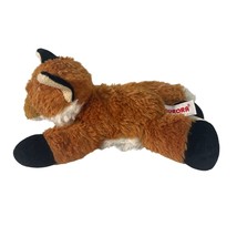 Aurora World Luv To Cuddle Fox Plush Toy Red Fox 9&quot; tip to tip - $9.89