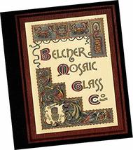 CATALOGUE: 1886 Belcher Mosaic (Stained) Glass from Mfr. Belcher Mosaic Glass Co - £65.40 GBP
