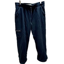 Sonoma Pants Womens Capri Mid Rise Straight Black Size Large - £11.43 GBP