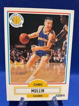 1990 Fleer   #66 Chris Mullin  Golden State Warriors Basketball Card F1 - £14.01 GBP