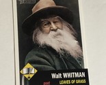 Walt Whitman Trading Card Topps Heritage #7 - $1.97