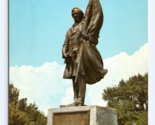 Jefferson Davis Statue Vicksburg Mississippi MS UNP Unused Chrome Postca... - $6.88