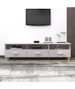  TV Cabinet White Solid pine wood, MDF Large TV Cabinet - $5,169.95 MXN