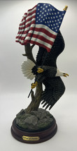 The Bradford Exchange Ted Blaylock &quot;Wings Of Freedom&quot; Bald Eagle Sculpture - £25.78 GBP