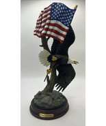 The Bradford Exchange Ted Blaylock &quot;Wings Of Freedom&quot; Bald Eagle Sculpture - £25.22 GBP