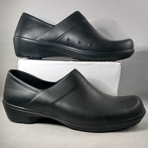 Shoes for Crews Women&#39;s Black Slip-On Non-Slip lightweight Clogs Size 10 US - £15.37 GBP