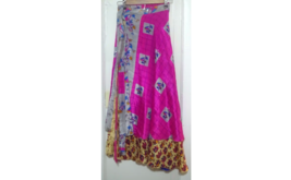 Indian Sari Wrap Skirt S309 - £23.85 GBP
