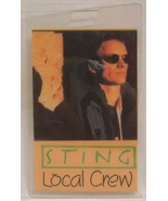 STING / THE POLICE - TOUR 1994 - VINTAGE ORIGINAL LAMINATE TOUR BACKSTAG... - $15.00