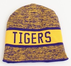 Nike Reversible LSU Tigers Purple &amp; Gold Knit Beanie Men&#39;s One Size  - £27.46 GBP