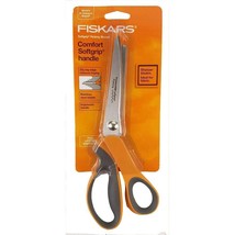 Fiskars 8&quot; Softgrip Pinking Scissors,Orange,9.5&quot; long - £39.95 GBP