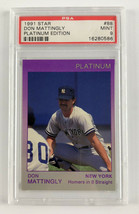 1991 Star Platinum Edition Don Mattingly #88 Yankees PSA 9 - GEM MINT - POP 6 - £23.21 GBP