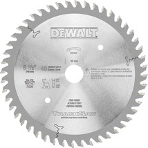 DEWALT Tracksaw Blade, Ultra Fine Finishing, 48-Tooth, 6-1/2-Inch (DW5258) - £78.68 GBP