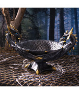 Ebros Double Dragons Decorative Jewelry Potpourri Fruits Bowl Figurine 12&quot;W - $753.79 MXN