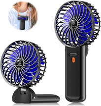 Mini Handheld Fan,Portable Hand Held Fan, 15H Cooling Fan, Quiet 4 Speed - £16.54 GBP