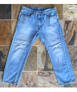 Levi&#39;s 505 Blue Jeans-34x29-Men&#39;s-Zipper Fly-Distressed, Holes - €16,00 EUR