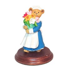 Dept 56 Upstairs Downstairs Bears Polly -Spring Flowers- Vtg 1995 #2019-2 Boxed - £11.28 GBP