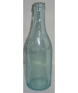 Vintage Aqua Green Eichler New York Glass Bottle Prop Vase Barn Dig Dump - €9,41 EUR