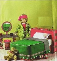 Vogue V8177 / 8177 18&quot; Doll Collection Pattern Bedroom Set by Linda Carr - $21.66