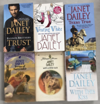 Lot Of 6 Janet Dailey Trust Terms Of Surrender Texas True Wearing White With A L - £14.74 GBP