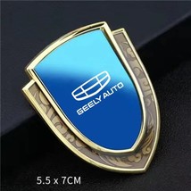 Car Sticker Emblems Side Shield Car Styling Logo  Auto Body Window For GEELY GC6 - £39.50 GBP