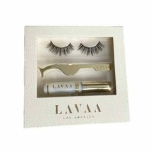 Lavaa Beauty The Flirty Lash Set - Mink Lashes, Adhesive &amp; Gold Applicator - $38.61