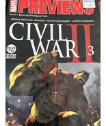 Marvel Previews #10 Civil War II 2016 Marvel Comics Benois Marguez Ponso... - £7.63 GBP